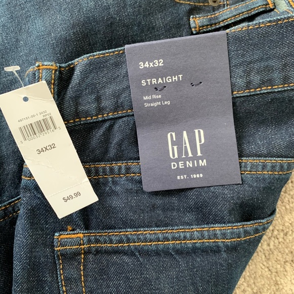 MENS Straight Leg Jeans | Gap - Picture 3 of 3